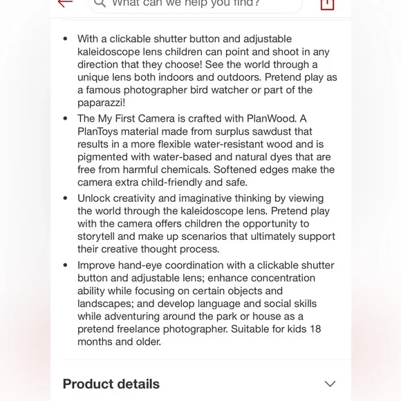 Plan Toys My First Camera - Picture 5 of 5